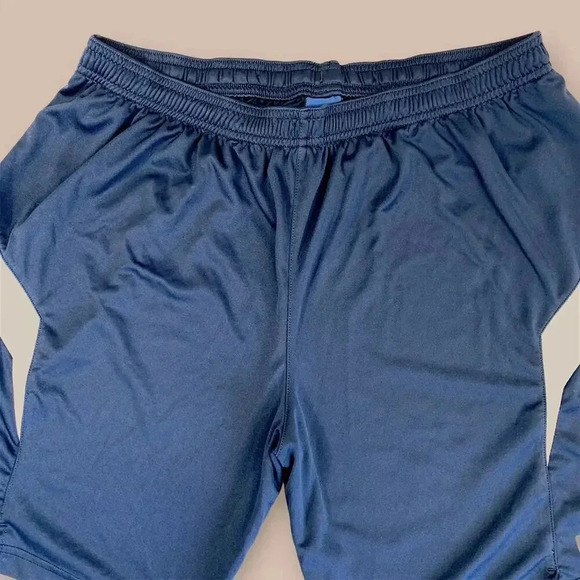 Reebok Athletic Workout Training Gym Shorts Activewear Jersey Size XL Navy White - Picture 3 of 12
